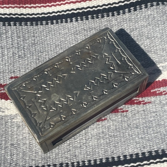 Other - Sterling Silver Matchbox Cover (Size 4x2)